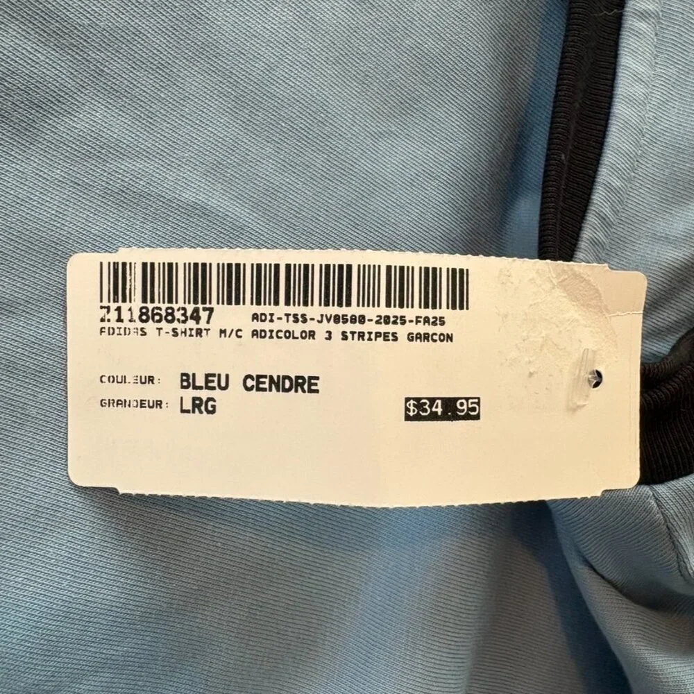 NWT Adidas 3-Stripes t-shirt - Picture 11 of 11
